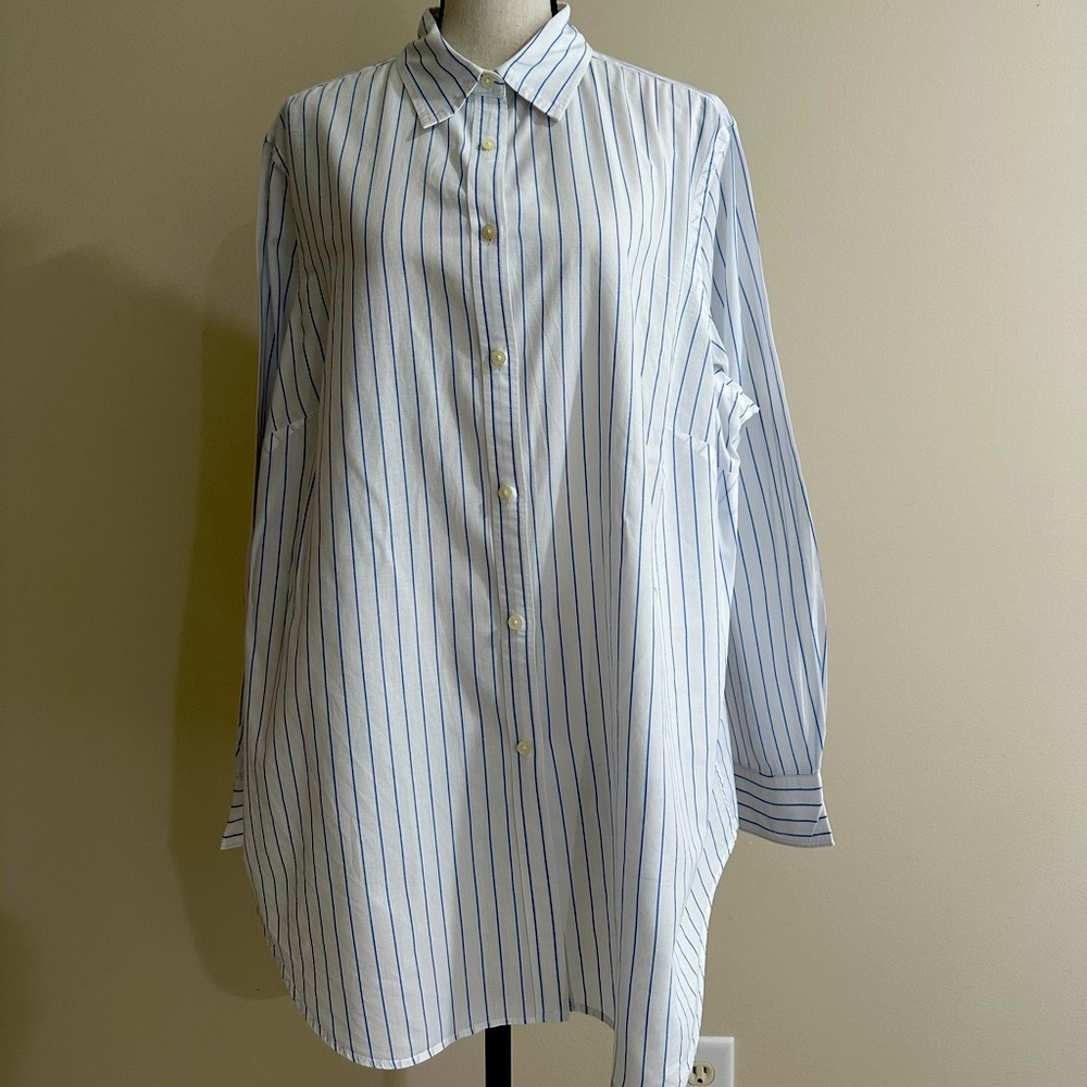 Lauren Ralph Lauren Classic Blue Striped Shirt